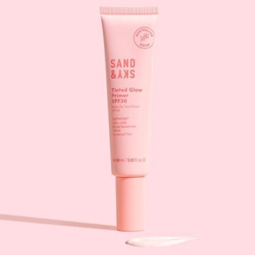 Sand & Sky Tinted Glow Primer SPF 30 – Hydrating & Glow