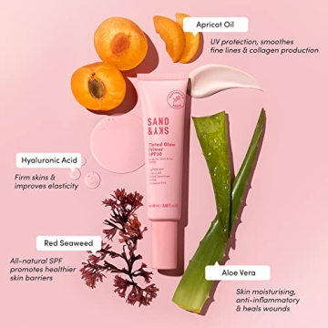 Sand & Sky Tinted Glow Primer SPF 30 – Hydrating & Glow