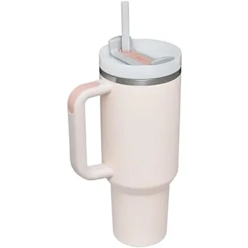 STANLEY 40oz Quencher H2.0 Tumbler in Rose Quartz