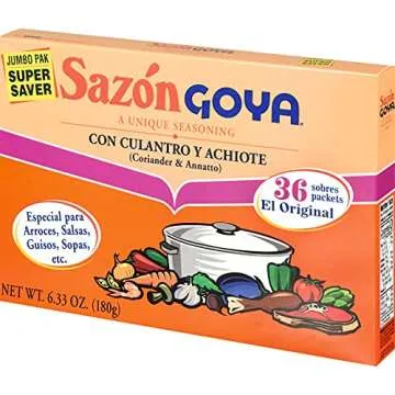 Goya Foods Sazón Seasoning with Coriander & Annatto, 6.33 Ounce (Pack of 1)