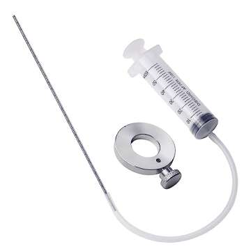 Motorcycle Fork Oil Level Tool, Fork Oil Level Gauge Fork Oil Tool Kit Fork Oil Tool Gauge Suspension Level Tuning Syringe Shock Adjuster With Adjustable Ring