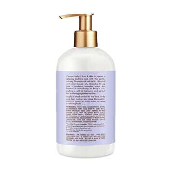 Soothe Bedtime with SheaMoisture Baby Manuka Honey & Lavender Shampoo & Bath Milk