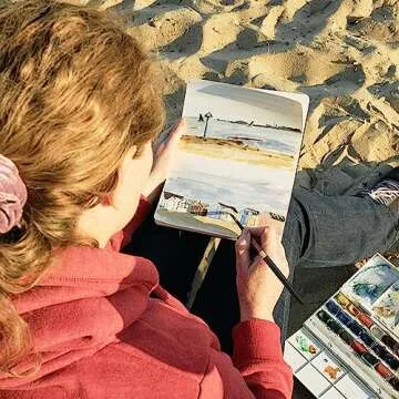 Fuumuui Kolinsky Travel Watercolor Brush Set - 4PCS