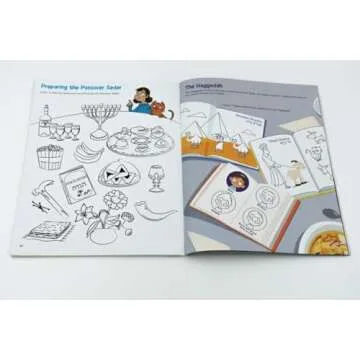 Ella and Noah Celebrate Passover Activity Book for Kids