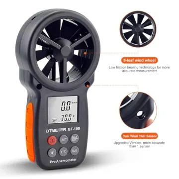 BTMETER BT-100 Digital Wind Speed Anemometer