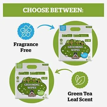 Pogi's Dog Grooming Wipes Travel Packs - 240 Dog Wipes for Cleaning and Deodorizing - Hypoallergenic Pet Wipes for Dogs, Puppy Wipes - Quick Bath Dog Wipes for Paws, Butt, & Body - Fragrance Free