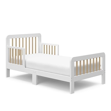 Storkcraft Pasadena Toddler Bed - Greenguard Gold Certified with Safety Guardrails