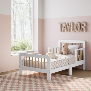 Storkcraft Pasadena Toddler Bed - Safety Guardrails & GREENGUARD Certified
