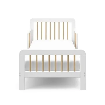 Storkcraft Pasadena Toddler Bed - Safety Guardrails & GREENGUARD Certified