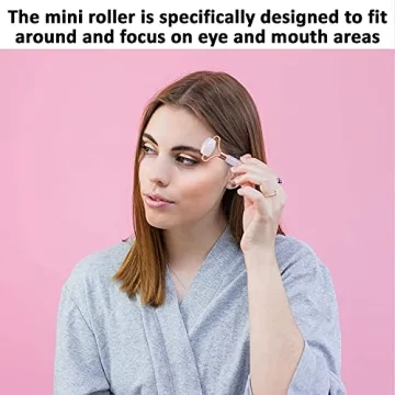 Rose Quartz Roller & Gua Sha Set for Youthful Skin