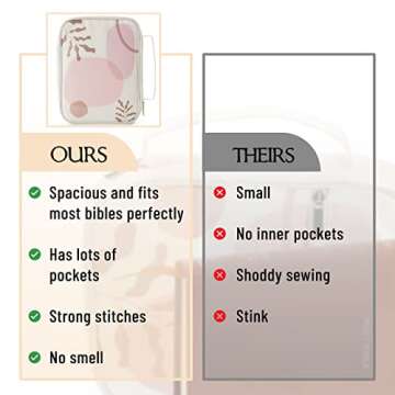 Mr. Pen- Bible Case, Boho Theme, Bible Covers for Women, Bible Cover, Bible Bag, Bible Covers for Girls, Bible Carrying Case for Women, Bible Holder Case for Women, Gift for Christmas