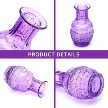 Elegant Glass Bud Vase Set of 15 for Floral Arrangements