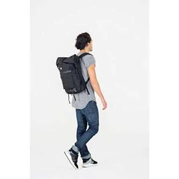 OGIO ALPHA Convoy 525r Rolltop Backpack, Black