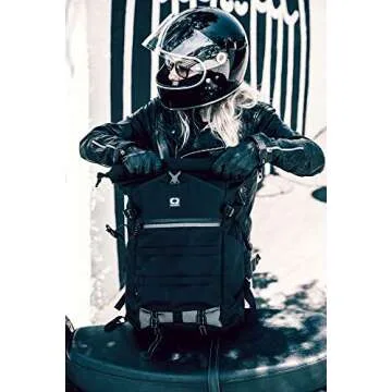 OGIO ALPHA Convoy 525r Rolltop Backpack, Black