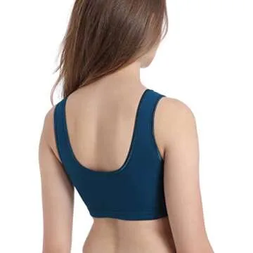 CAKYE 3 Pack Maternity Nursing Bra for Sleep Cotton Breastfeeding Bras (Large, Third Style)