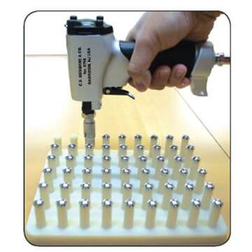 C.S. Osborne & Co. 6750 Pneumatic Decorative Nail Gun for Precision Crafting