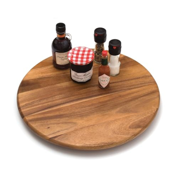 Elevate Your Dining Experience with Acacia Wood Lazy Susan