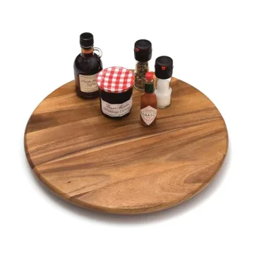 Elevate Your Dining Experience with Acacia Wood Lazy Susan