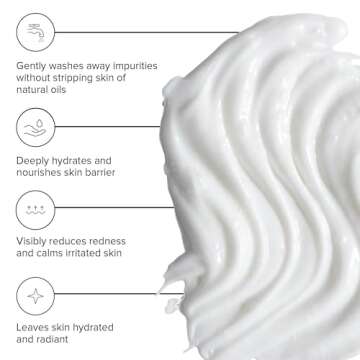 DRMTLGY gOAT Cleanser - Lightweight, Moisturizing Face Wash For Sensitive Skin, Oat + Hyaluronic Aci...