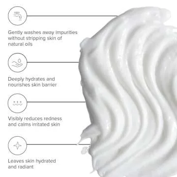 DRMTLGY gOAT Cleanser - Lightweight, Moisturizing Face Wash For Sensitive Skin, Oat + Hyaluronic Aci...