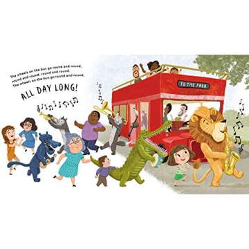 The Lion on the Bus - Fun Picture Book for Kids