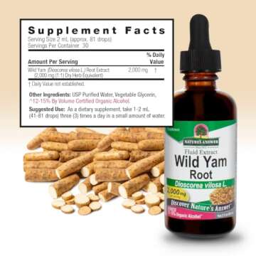 Nature's Answer Wild Yam - Wellness Herbal Extract, Gluten-Free