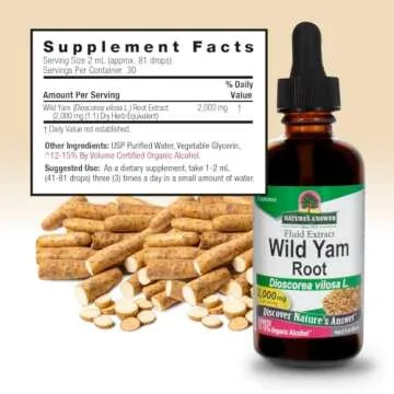 Nature's Answer Wild Yam - Wellness Herbal Extract, Gluten-Free