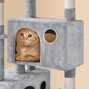 Yaheetech 64.5in Multi-Level Cat Tree with Hammock