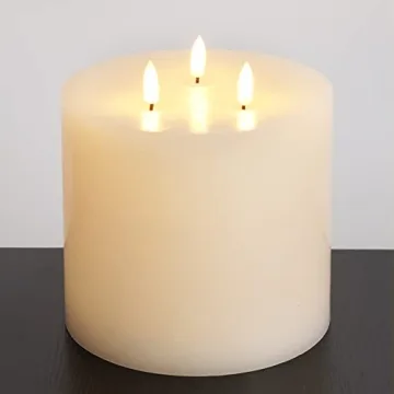 Amagic 6x6 Extra Large Flameless Candle with Remote