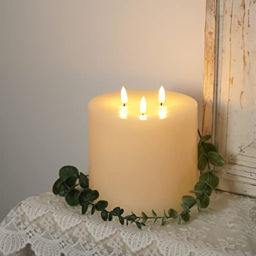 Amagic 6x6 Extra Large Flameless Candle with Remote
