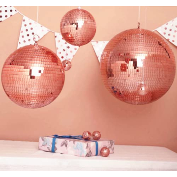 REDODEDO 2400pcs Real Glass Rose Gold Mosaic Tiles