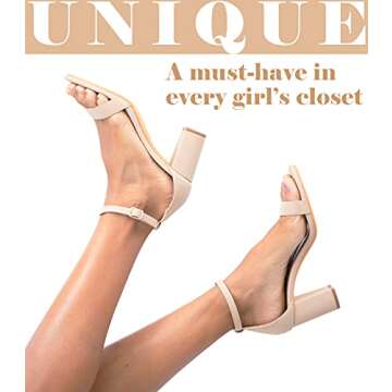 Stylish Ankis Nude Heels for Women - Perfect for Any Occasion