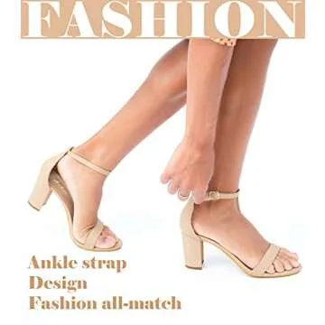 Stylish Ankis Nude Heels for Women - Perfect for Any Occasion