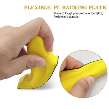 WBJKZJD Hand Sander Kit with 120 Grit Sandpaper for Crafts