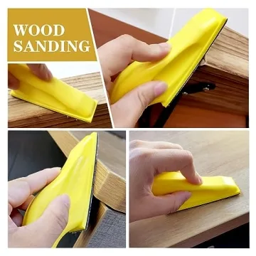 WBJKZJD Hand Sander Kit with 120 Grit Sandpaper for Crafts