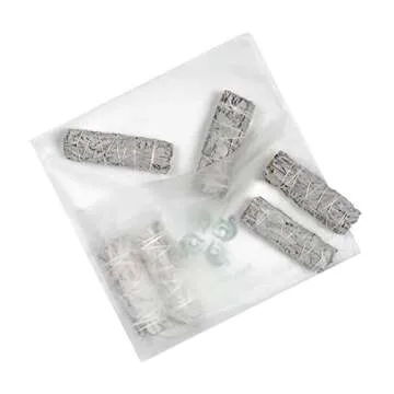White Sage Smudge Sticks - 6-4" Sage Bundles - Perfect Sage Smudge Stick Smudging Kit Replenishment