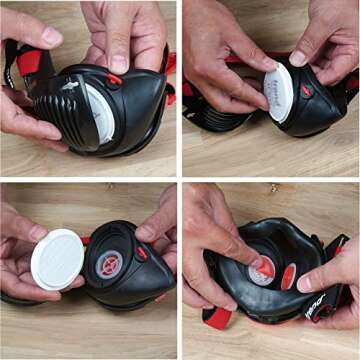 Trend Air Stealth Dust Mask with Twin HEPAC Filters