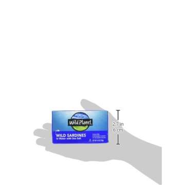 Wild Planet Sardine Spring Water - Nutrient-Rich Snack