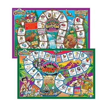 Super Duper Publications | Ask and Answer Curious Kids Questions Laminated Games | Who, What, Where, When, and Why Questions | Educational Learning for Children