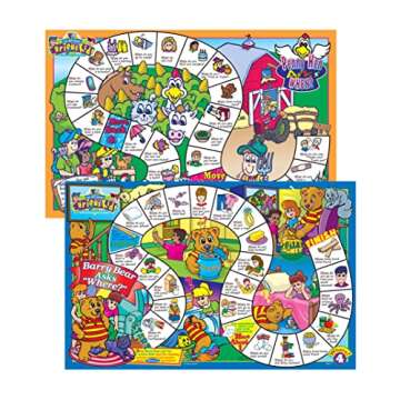 Super Duper Publications | Ask and Answer Curious Kids Questions Laminated Games | Who, What, Where, When, and Why Questions | Educational Learning for Children