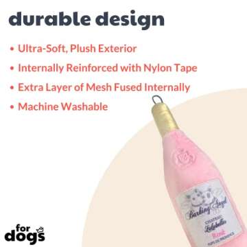 Huxley & Kent for Dogs | Barking Angel (Small) | Funny Dog Toy | Dog Toy with Squeaker | Dog Gift | ...