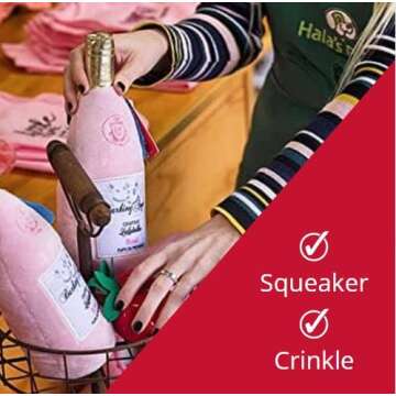 Huxley & Kent for Dogs | Barking Angel (Small) | Funny Dog Toy | Dog Toy with Squeaker | Dog Gift | Fun, Durable, and Safe | Squeaky Dog Toy