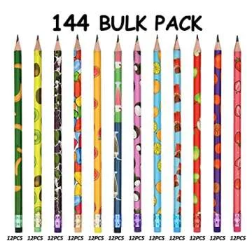 Rarlan Assorted Colorful Pencils for Kids, 144 Count