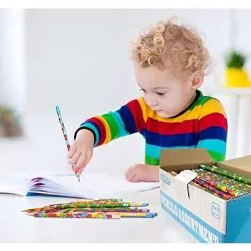 Rarlan Assorted Colorful Pencils for Kids, 144 Count