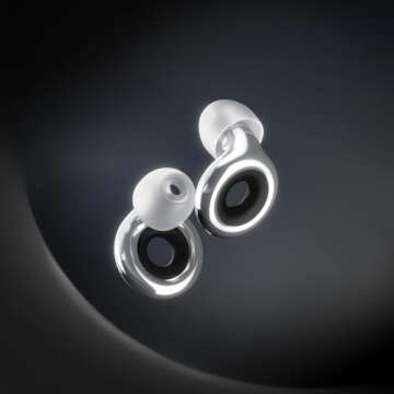 Loop Experience 2 Plus Ear Plugs – Stylish Certified Hearing Protection for Concerts & Festivals, Live Events, Sports, DJs & Nightlife – 17dB Noise Reduction, (High-Fidelity) + Mute for extra coverage