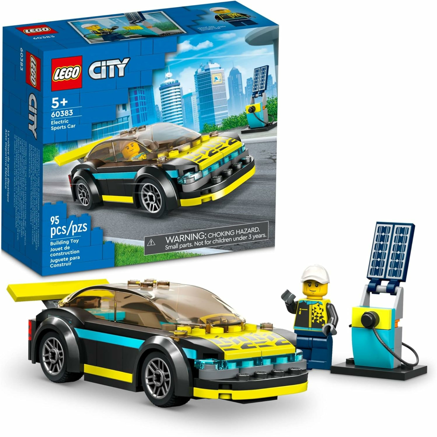 LEGO City Electric Sports Car 60383 for Ages 5+