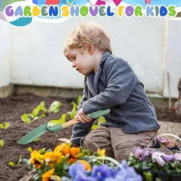 Wood Handle Beach Shovel Toy for Kids Ages 4-12