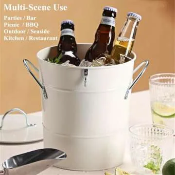 HFWYJF Insulated Ice Bucket for Parties and Home