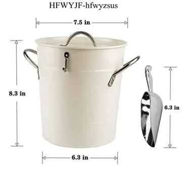 HFWYJF Insulated Ice Bucket for Parties and Home