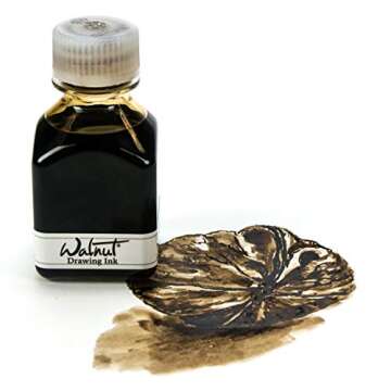Tom Norton Walnut Drawing Ink 60 Milliliters (2 Fluid Ounce) Bottle
